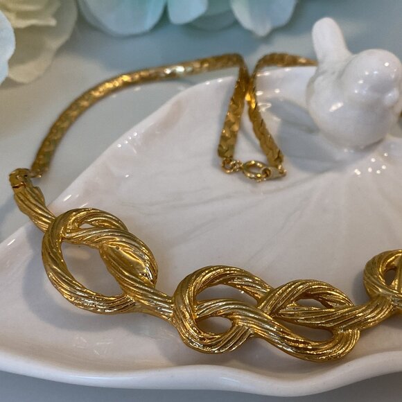 PARK LANE GOLD-PLATED KNOT NECKLACE - Picture 3 of 8